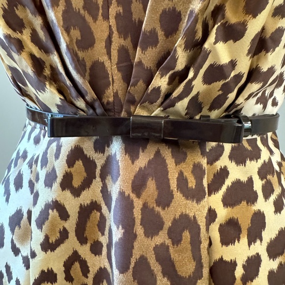 Kate Spade Silk Leopard Roxanne Dress 6 - Picture 5 of 7